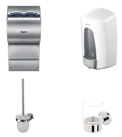 Accessoires voor badkamer en toilet